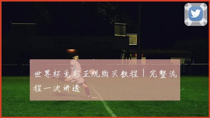 世界杯竞彩正规购买教程｜完整流程一次讲透